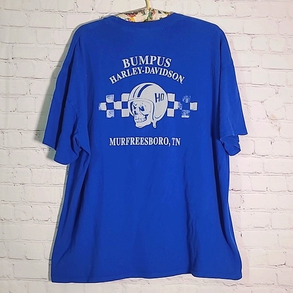 Harley-Davidson Motorcycles Bike Anatomy Graphic Print Tee Tshirt Mens Size 2XL - Picture 2 of 16